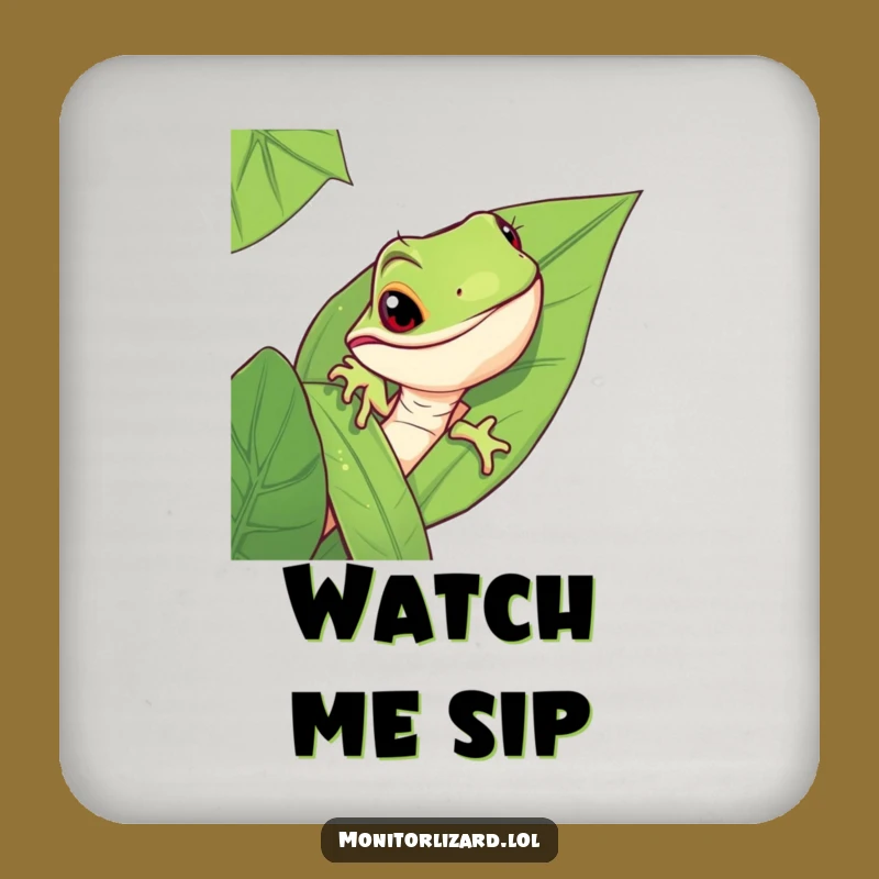 Funny Monitor Lizard Coaster: Sneaky Jungle Protection