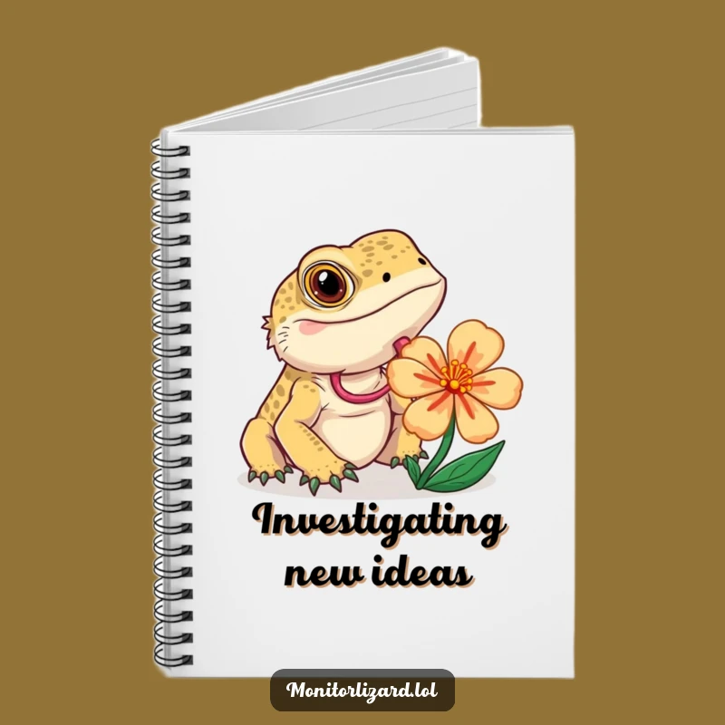 Funny Monitor Lizard Notebook: Curious Observations Journal